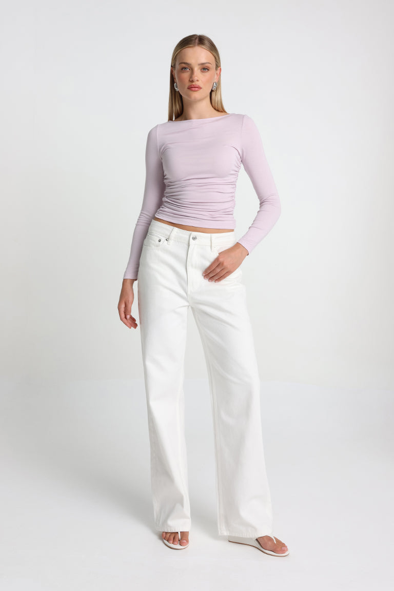 Madison The Label Lucca Top - Lilac