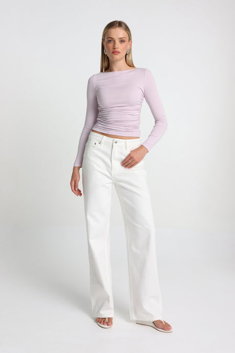 Madison The Label Lucca Top - Lilac