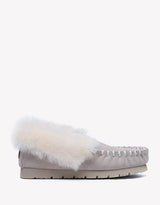 Popo Cow Suede Moccasin in Sand