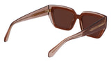 Salvatore Ferragamo SF2002S Womens Sunglasses - Transparent Nude/Rose