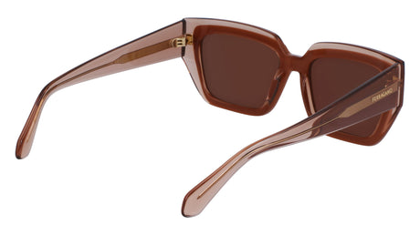 Salvatore Ferragamo SF2002S Womens Sunglasses - Transparent Nude/Rose