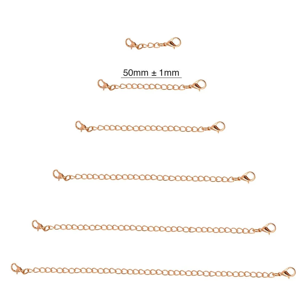 Obsession Necklace Extender Encased in 18k Rose Gold