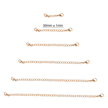 Obsession Necklace Extender Encased in 18k Rose Gold