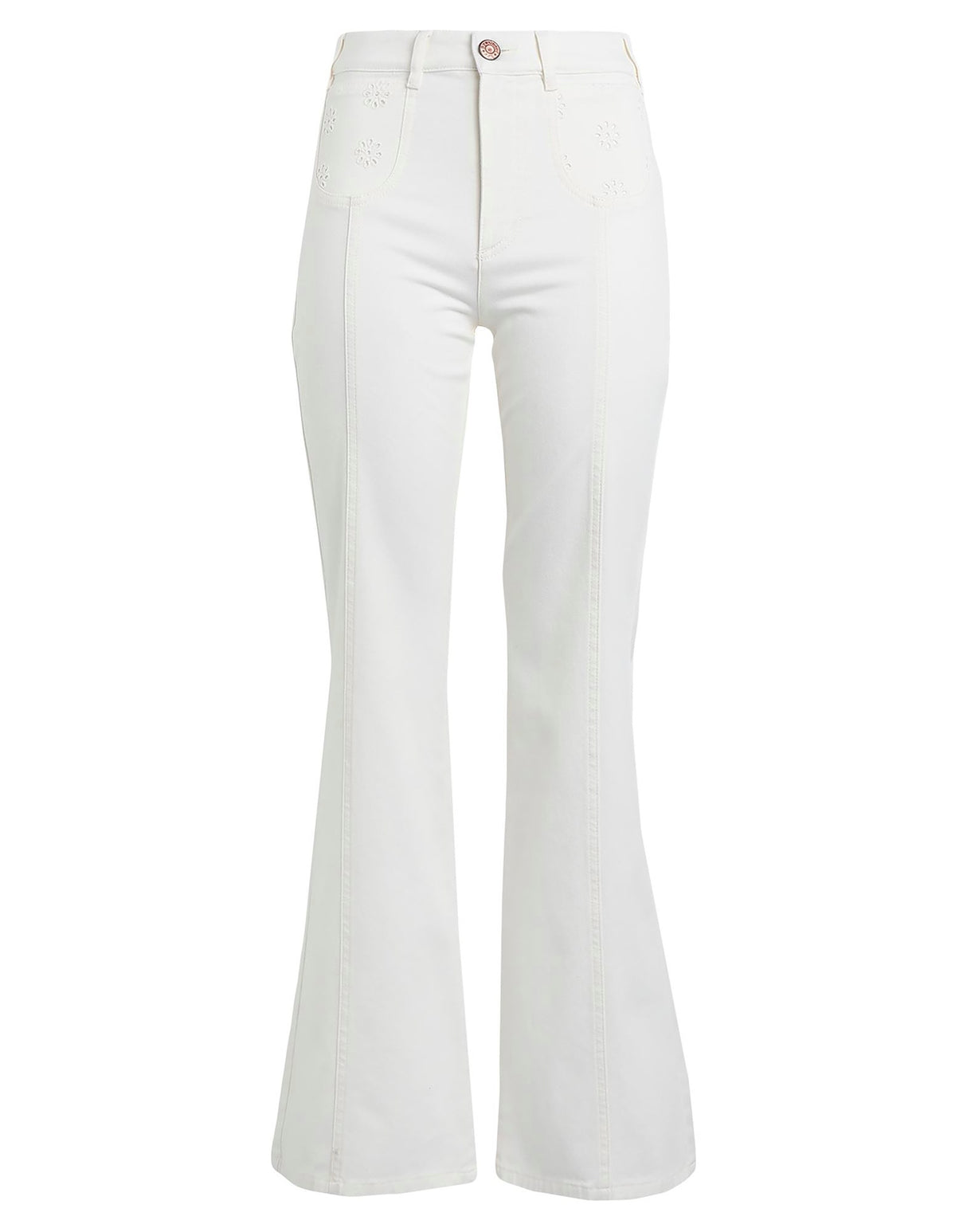 See By Chloé Womens Pants - Ivory