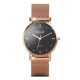 Bullion Gold Bullion Gold Seamless Dial Watch - Rose Gold and Black