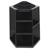 TODO 360 Rotating Makeup Organizer Container Spinning Hanger Rack Black