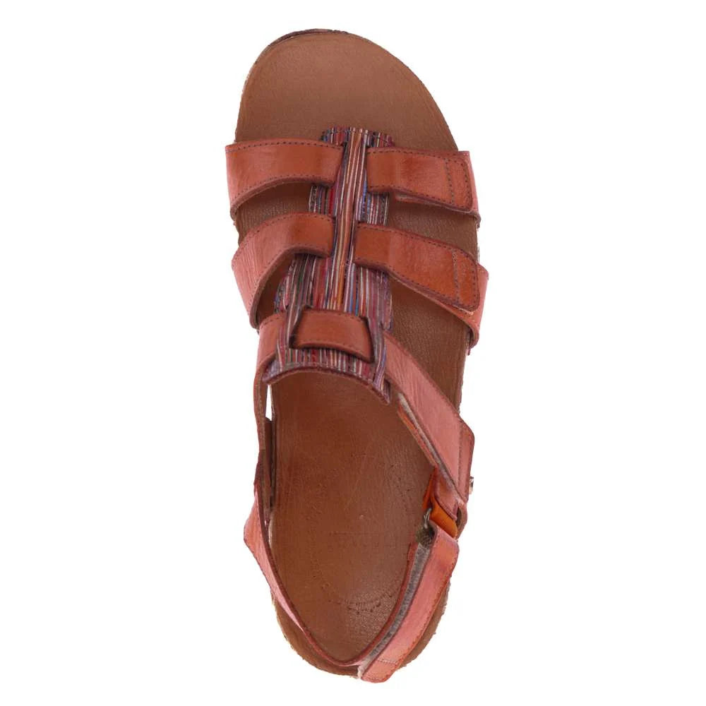 Revere Santorini Gladiator Sandal - Mango