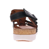Revere Santorini Gladiator Sandal - Black