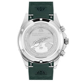 Christophe Duchamp Stratos - Green Dial & 316L Stainless Steel & FKM Rubber Strap