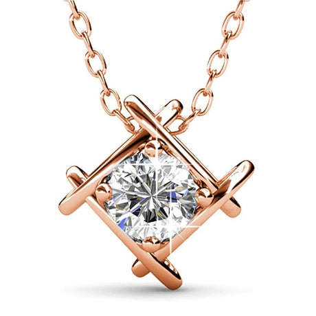 Boxed Majestic Beauty Necklace and Stud Earrings Set Embellished with SWAROVSKI® Crystals