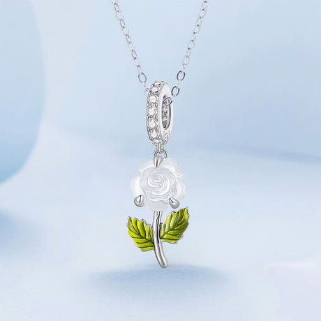 Solid 925 Signature Silver Solaris Shift Petal Charm
