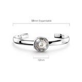 Krystal Couture Blair Bangle Embellished with Swarovski Crystals