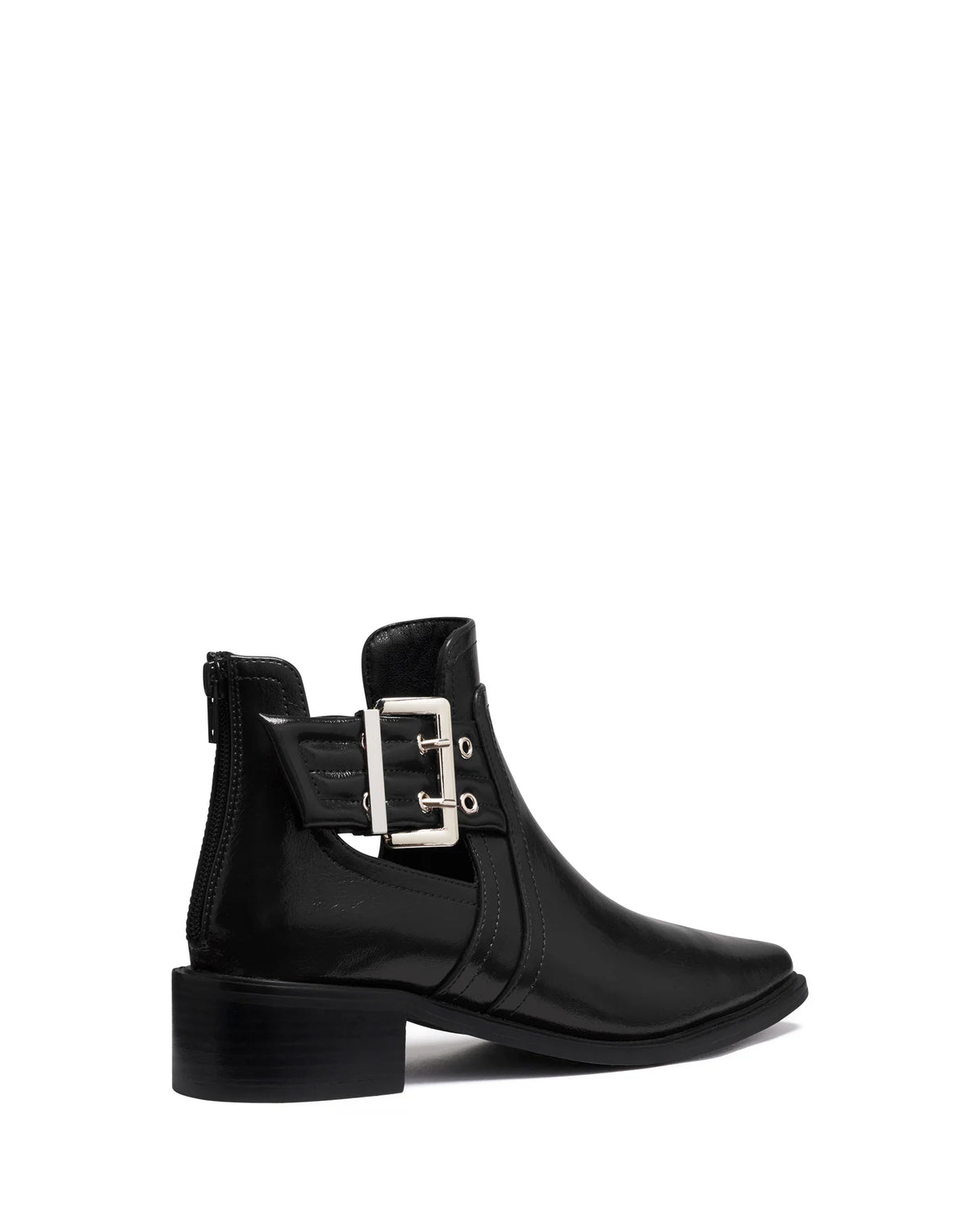 Therapy Baylee Black Crinkle Patent