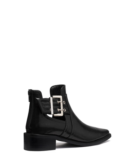 Therapy Baylee Black Crinkle Patent