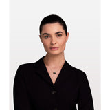 Furla Flora Gold-Tone & Black Enamel Necklace