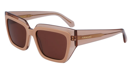 Salvatore Ferragamo SF2002S Womens Sunglasses - Transparent Nude/Rose