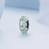 Solid 925 Signature Silver Lucy Sky Blue Charm