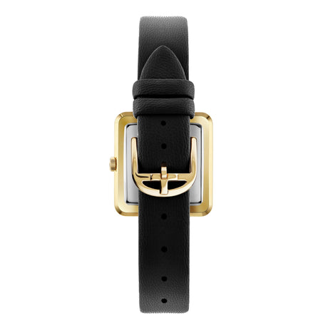 Ted Baker Womens Mayse Gold Black Vegan Leather
