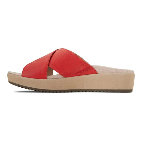 Vionic Hayden Platform Slide - Cherry