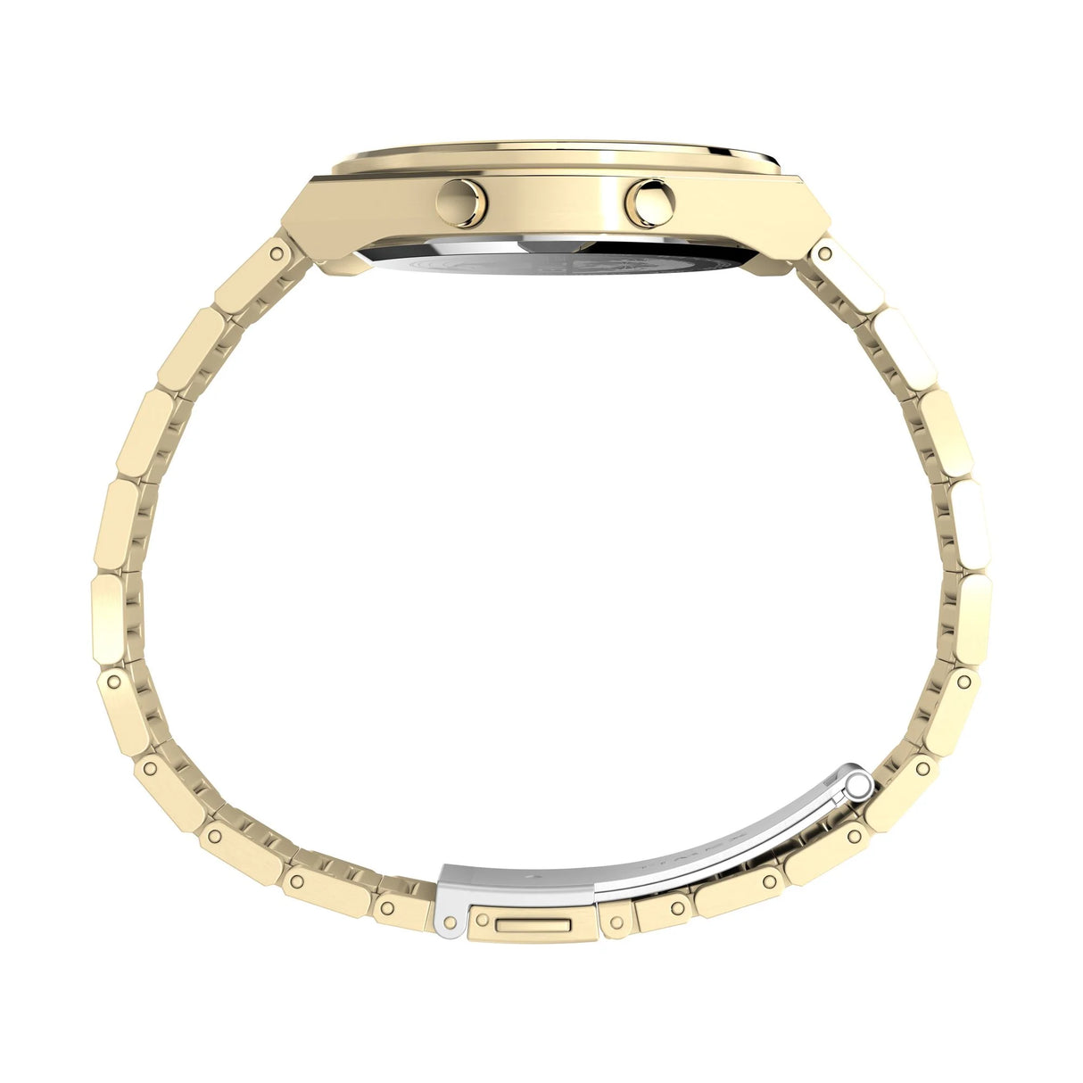 Timex Q Timex® Q80 Continental 39Mm Gold Stainless Steel Bracelet Watch