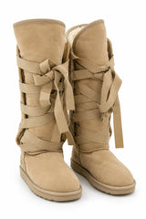 Australian Leather Ugg Roxy Nomad Long Uggs - Natural - AU6