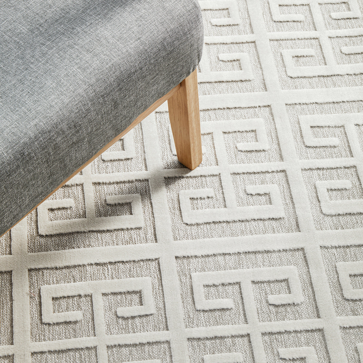 York Brenda Natural White Rug