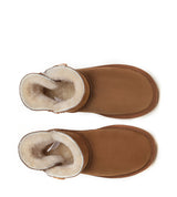 Australian Shepherd UGG Nolan Kids Mini Button - Chestnut