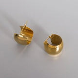 Bullion Gold Hannah Gold Titanium Hoop Earrings