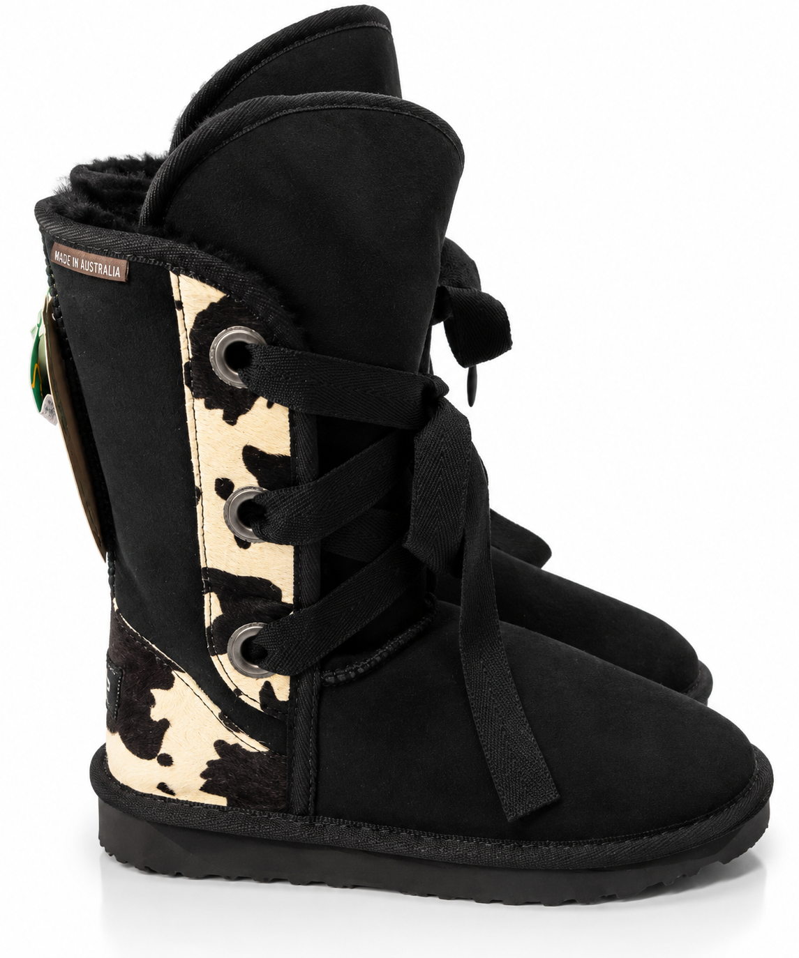 Australian Leather Ugg Roxy Nomad Long - Cow Black - AU5