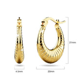 Bullion Gold Sierra Gold Hoop Earrings