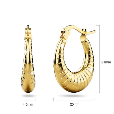 Bullion Gold Sierra Gold Hoop Earrings