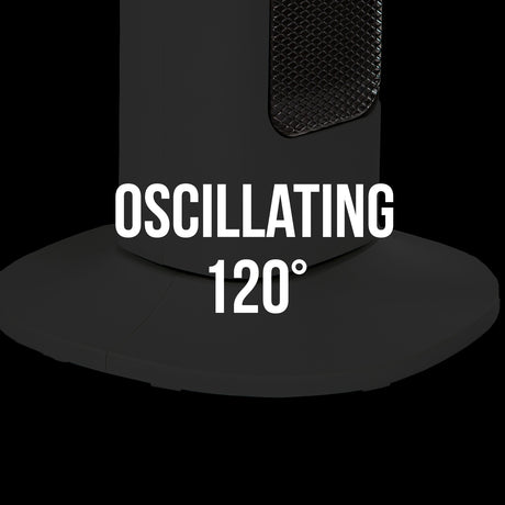 Pursonic Touch Screen Tower Heater - Black
