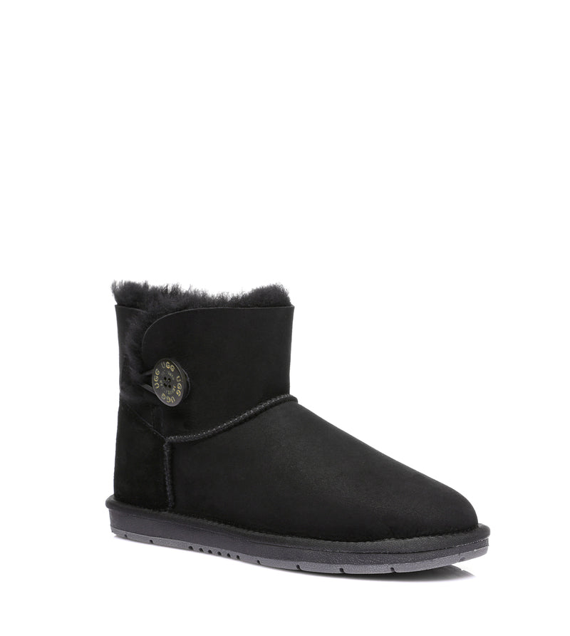Australian Shepherd UGG Mini button - Black