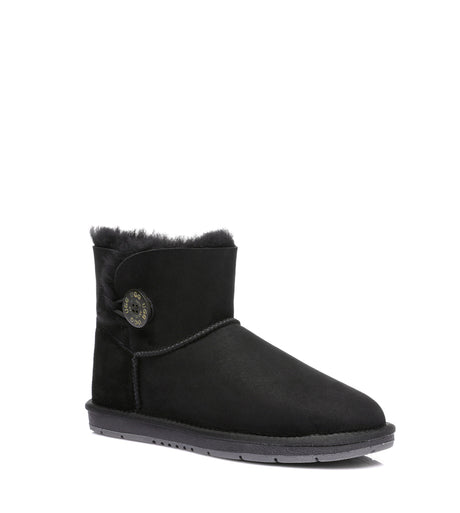 Australian Shepherd UGG Mini button - Black