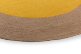 Brink & Campman Habitat Festival Round Yellow 496306 Outdoor Rug