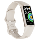 TODO Fitness Tracker Smart Watch BT 5.0 Body Thermometer Temperature BPM Monitor - Silver
