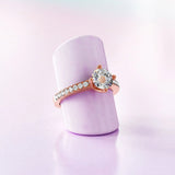Krystal Couture Covenant Ring Embellished with Swarovski Crystals