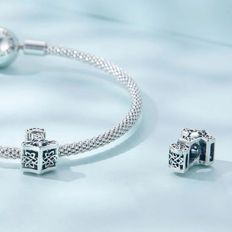 Solid 925 Signature Silver Pirate's Missing Anchor Charm