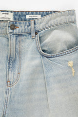 Cotton On Men's Pleat Jeans - Rampage Blue