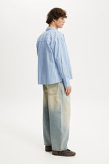 Cotton On Men's Pleat Jeans - Rampage Blue