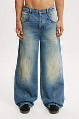 Cotton On Men's Grease Jeans - Blue