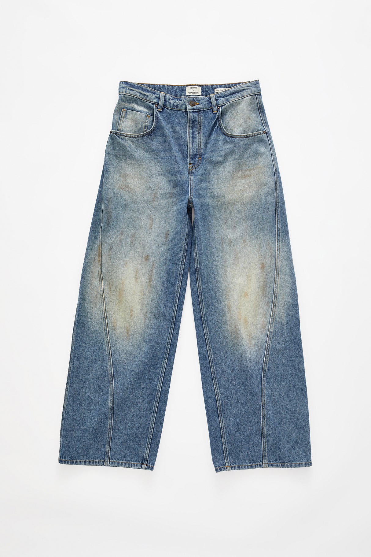 Cotton On Men's Grease Jeans - Blue