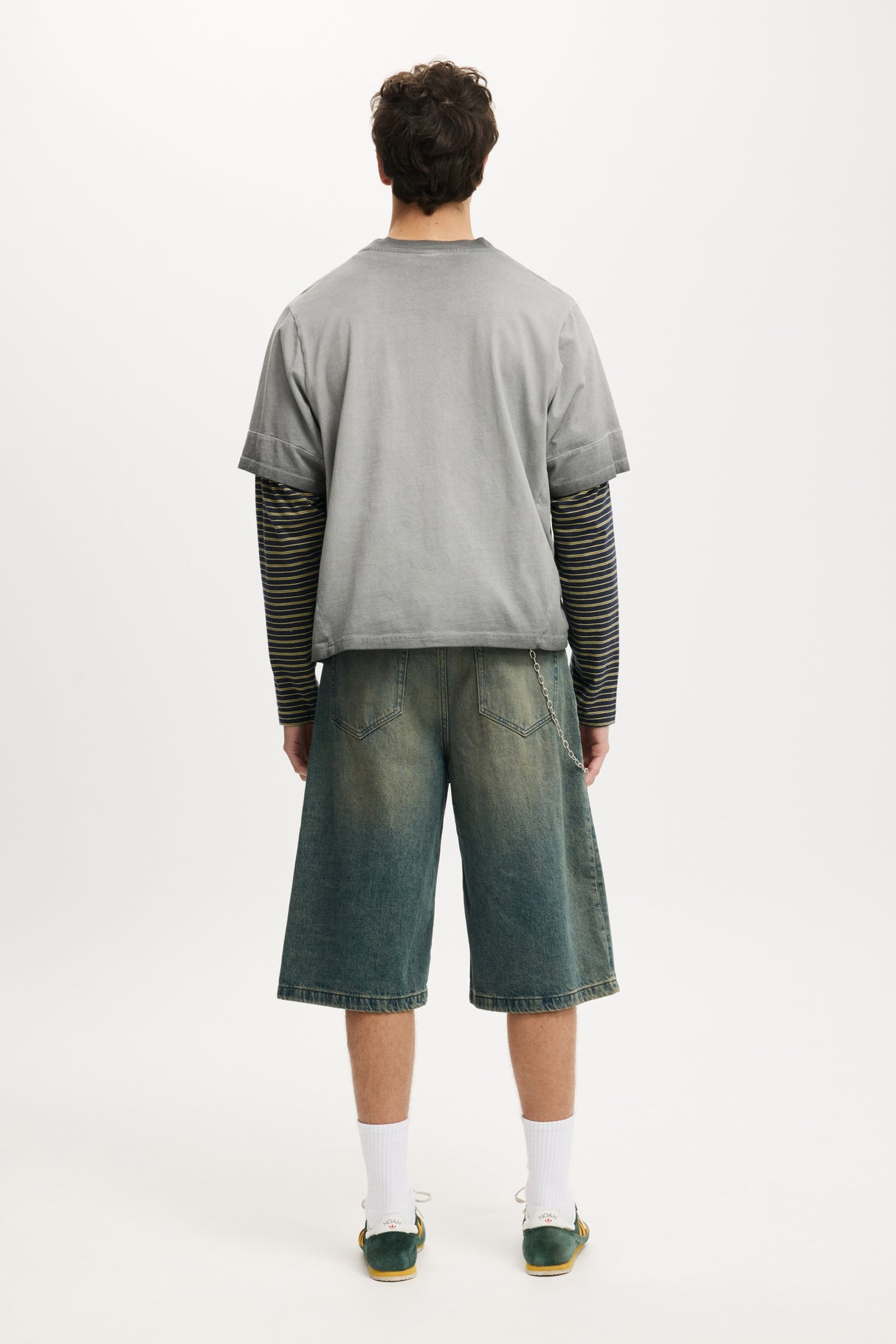 Cotton On Men's Y2K Jorts - Washed Blue
