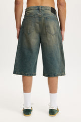 Cotton On Men's Y2K Jorts - Washed Blue