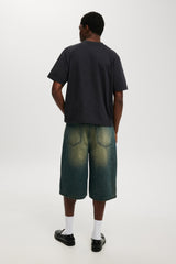 Cotton On Men's Y2K Jorts - Washed Blue