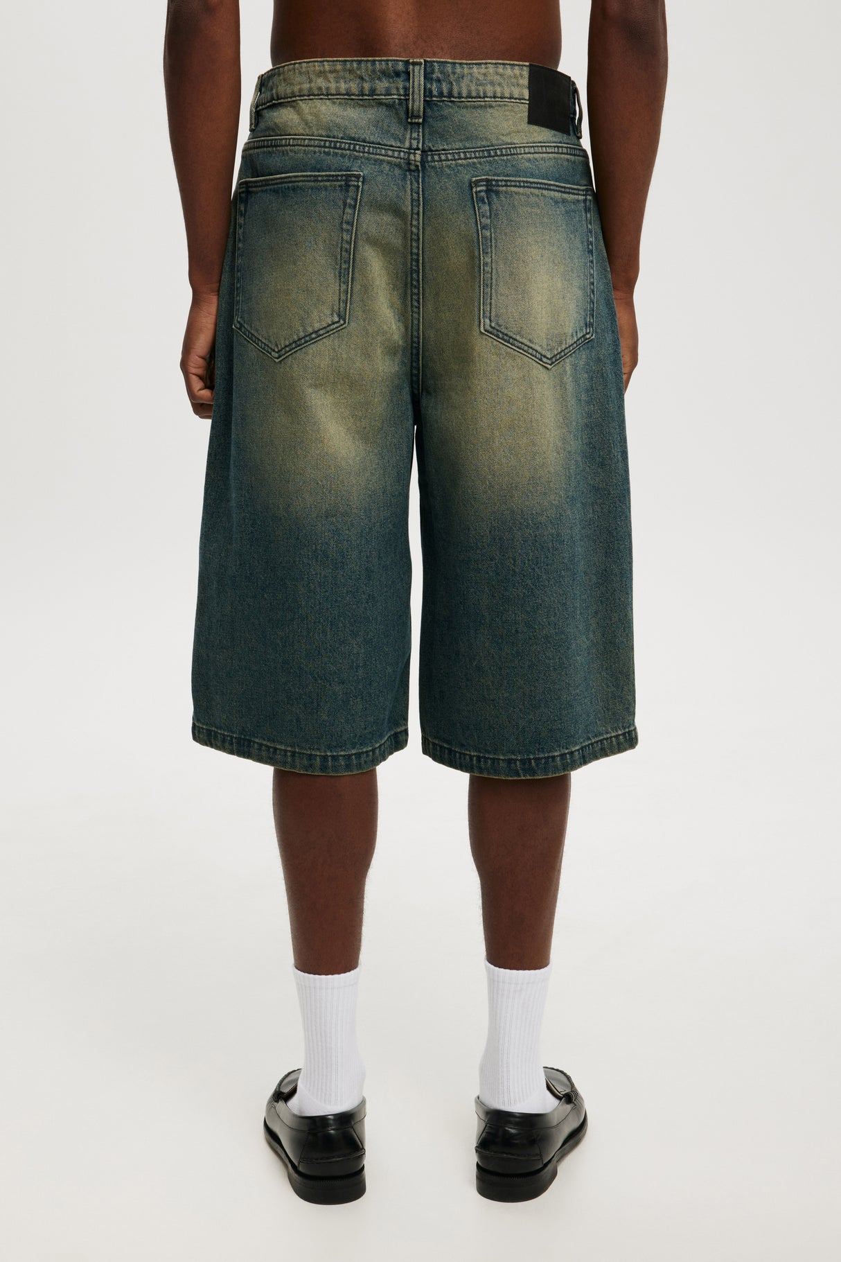 Cotton On Men's Y2K Jorts - Washed Blue