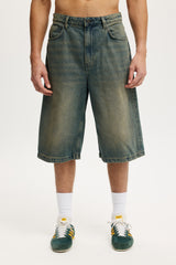 Cotton On Men's Y2K Jorts - Washed Blue