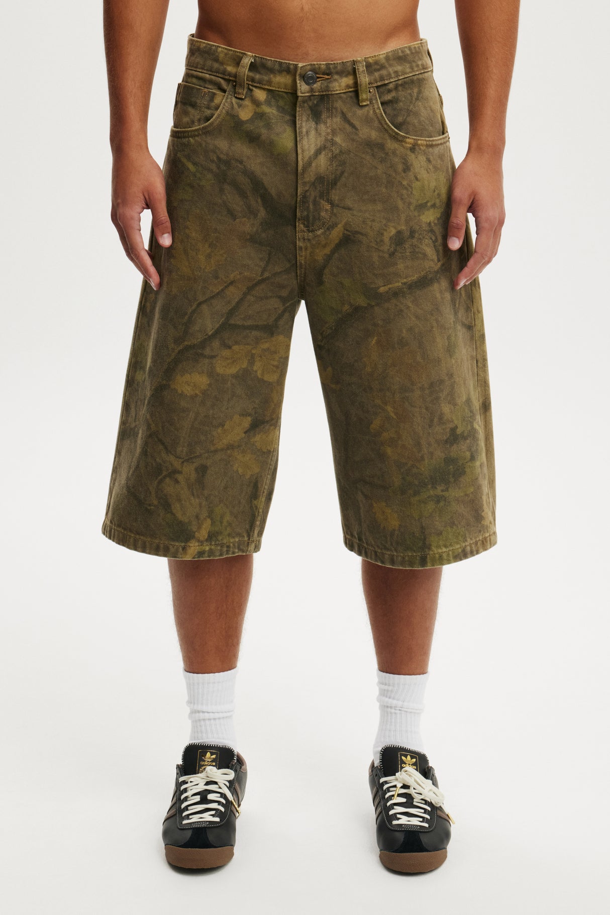 Cotton On Men's Jorts - Tree Camo