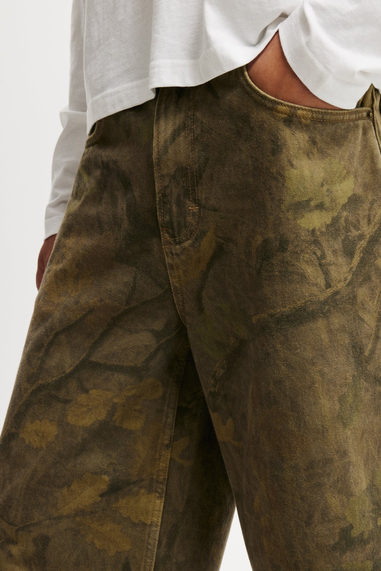 Cotton On Men's Jorts - Tree Camo