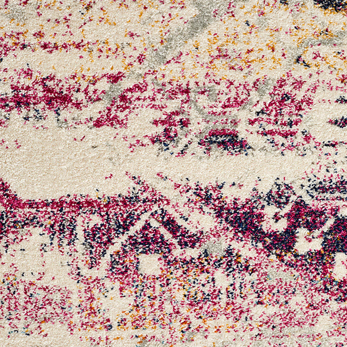 Museum 865 Fuchsia Round Rug